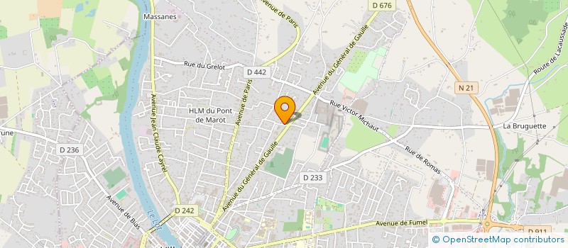 localisation de l'entreprise MADAME RAYMONDE CORDIOUX à VILLENEUVE-SUR-LOT