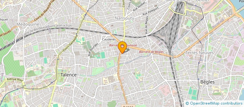 localisation de l'entreprise MADAME RAYMONDE DE LA RIVAS  BORDEAUX