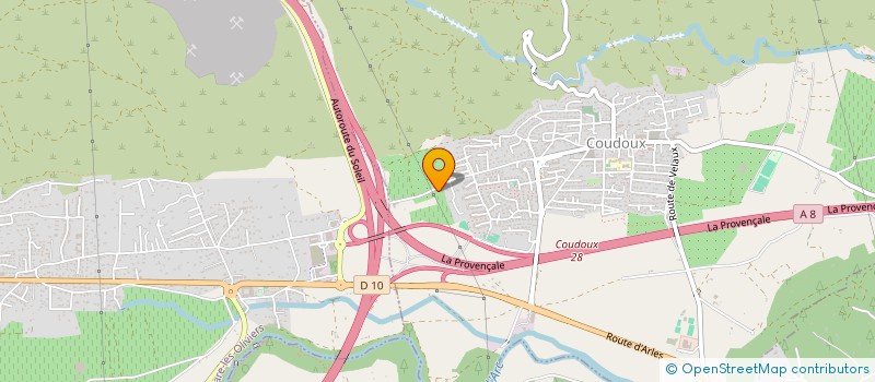 localisation de l'entreprise MADAME RAYMONDE DE PHILIP  COUDOUX