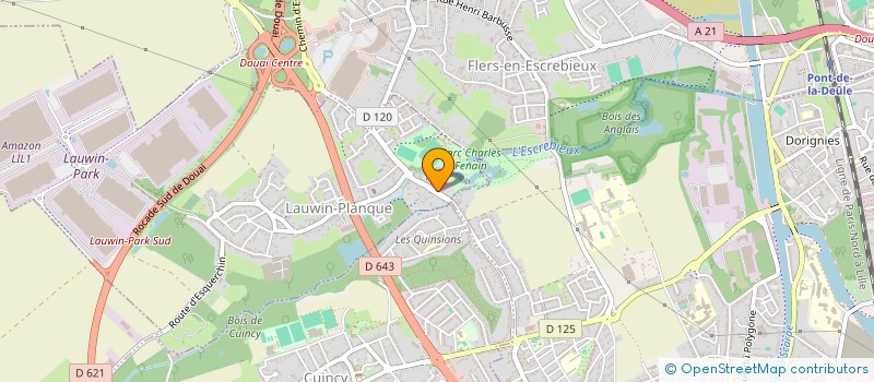 localisation de l'entreprise MADAME RAYMONDE DECATOIRE  LAUWIN-PLANQUE