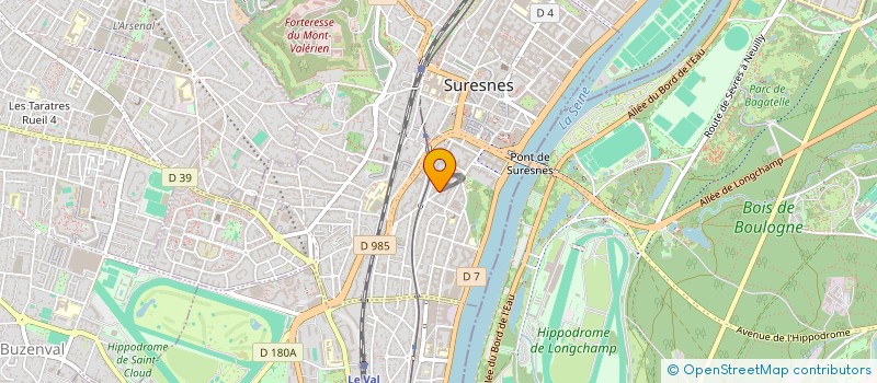 localisation de l'entreprise MADAME RAYMONDE DEHARVENGT à SURESNES