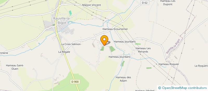 localisation de l'entreprise MADAME RAYMONDE DELACOUR à BRICQUEBEC-EN-COTENTIN