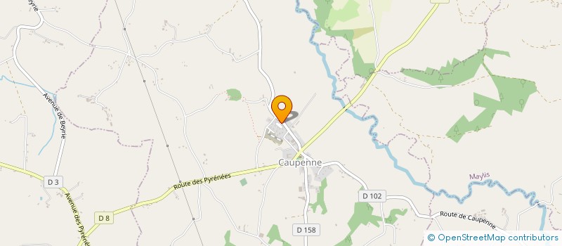 localisation de l'entreprise MADAME RAYMONDE DESCLAUX  LARBEY