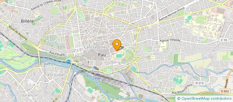 localisation de l'entreprise MADAME RAYMONDE DOASSANS à PAU