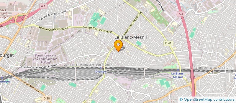 localisation de l'entreprise MADAME RAYMONDE DONNAT à LE BLANC-MESNIL