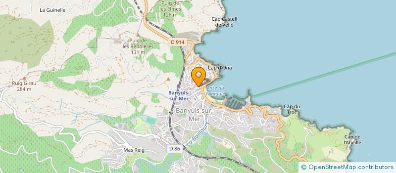 localisation de l'entreprise MADAME RAYMONDE DOUCET à BANYULS-SUR-MER