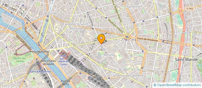 localisation de l'entreprise MADAME RAYMONDE DOYEN à PARIS