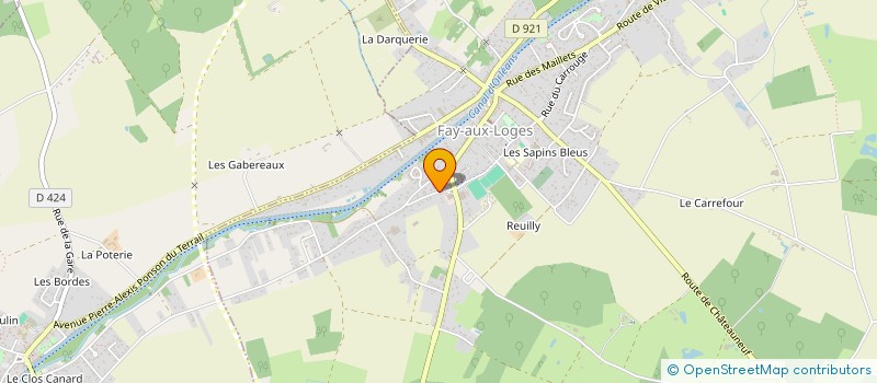 localisation de l'entreprise MADAME RAYMONDE DU SAUTIER à FAY-AUX-LOGES