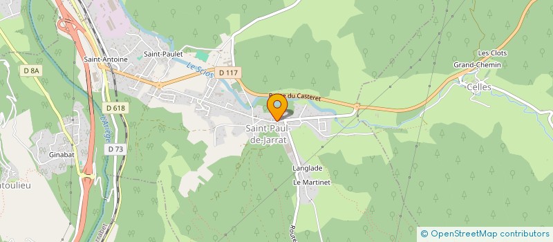 localisation de l'entreprise MADAME RAYMONDE DUPUY à SAINT-PAUL-DE-JARRAT