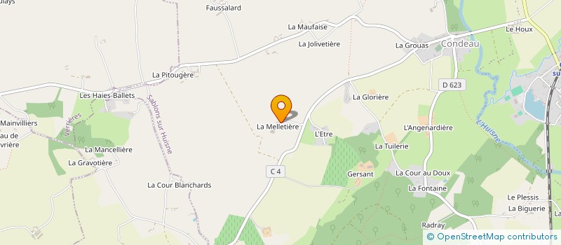 localisation de l'entreprise MADAME RAYMONDE DUROCHER à SABLONS-SUR-HUISNE