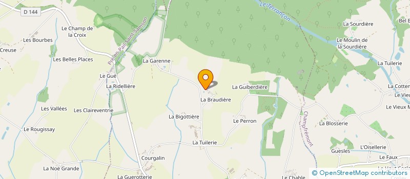 localisation de l'entreprise MADAME RAYMONDE DUTAY  BOULAY-LES-IFS