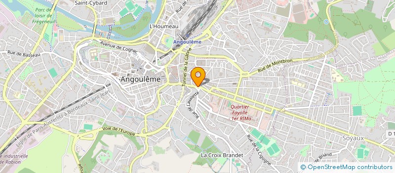 localisation de l'entreprise MADAME RAYMONDE FAUCONNET à ANGOULEME