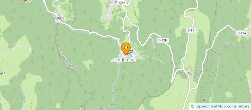 localisation de l'entreprise MADAME RAYMONDE FAVRE  ABERGEMENT-DE-VAREY (L )