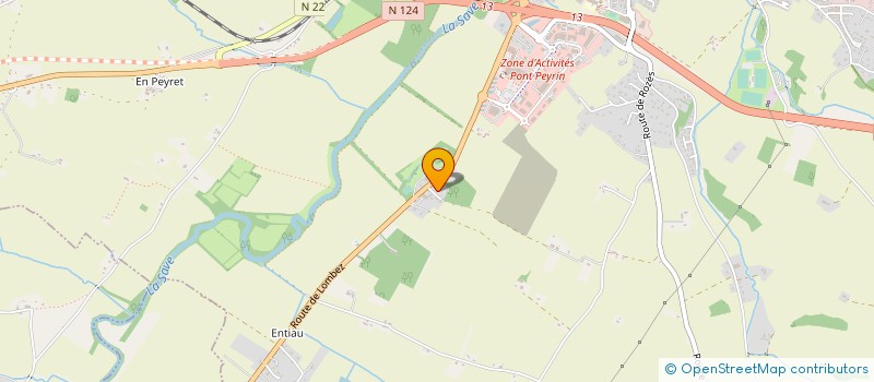 localisation de l'entreprise MADAME RAYMONDE FEDRIGO  L'ISLE-JOURDAIN