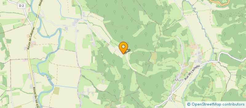 localisation de l'entreprise MADAME RAYMONDE FERNANDEZ  CHELLE-DEBAT