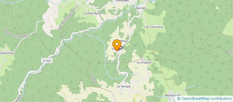 localisation de l'entreprise MADAME RAYMONDE FILLIOT  GRANDRIF