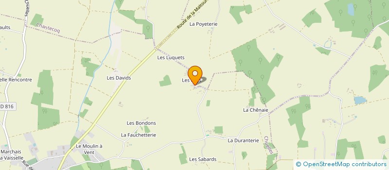 localisation de l'entreprise MADAME RAYMONDE FOUQUET à CHUELLES