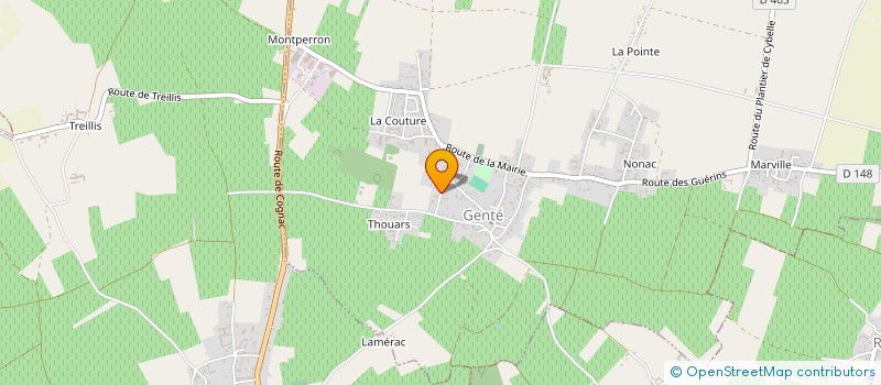 localisation de l'entreprise MADAME RAYMONDE FOUQUET à SAINT-FORT-SUR-LE-NE