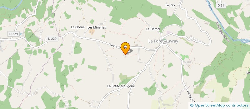 localisation de l'entreprise MADAME RAYMONDE FOURNAGE à PUTANGES-LE-LAC
