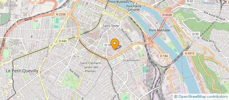 localisation de l'entreprise MADAME RAYMONDE GARCETTE à ROUEN