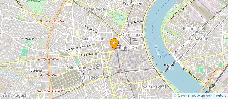 localisation de l'entreprise MADAME RAYMONDE GAULTIER à BORDEAUX