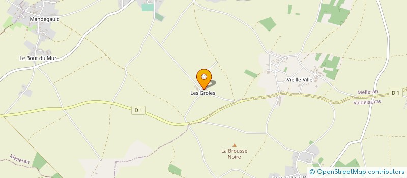 localisation de l'entreprise MADAME RAYMONDE GAUTIER  MELLERAN