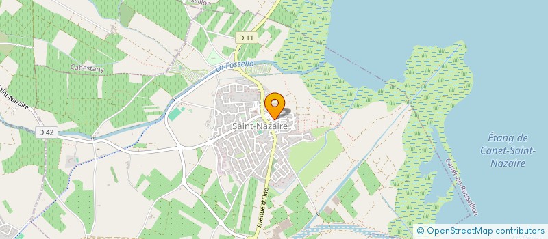 localisation de l'entreprise MADAME RAYMONDE GENCE à SAINT-NAZAIRE