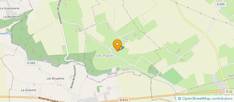 localisation de l'entreprise MADAME RAYMONDE GOBLOT  ST AUBIN DE SCELLON