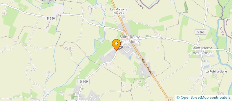 localisation de l'entreprise MADAME RAYMONDE GODARD  SAINT REMY DES MONTS