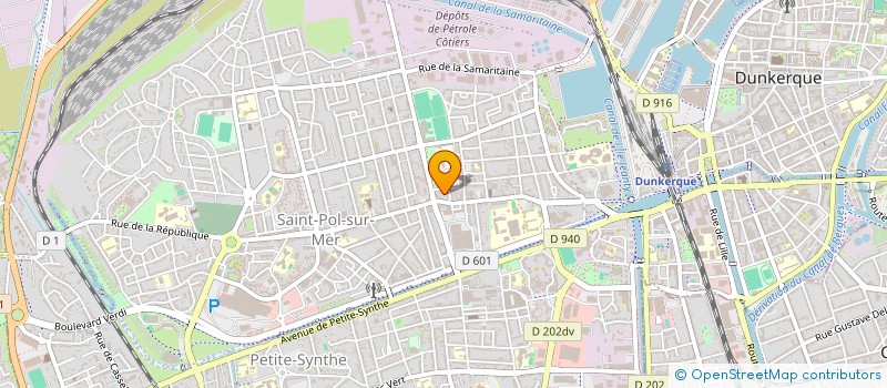 localisation de l'entreprise MADAME RAYMONDE GODIN à DUNKERQUE