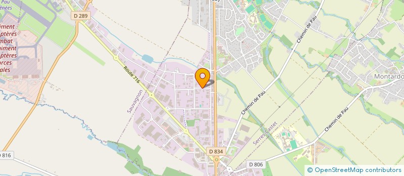 localisation de l'entreprise MADAME RAYMONDE GRAF  SERRES-CASTET