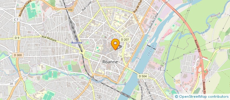 localisation de l'entreprise MADAME RAYMONDE GUILLUY  ROANNE