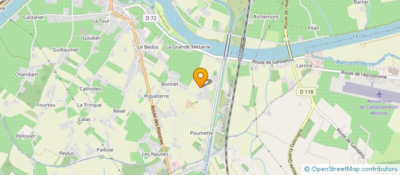 localisation de l'entreprise MADAME RAYMONDE JEAN  BOUDOU