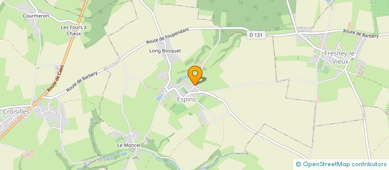 localisation de l'entreprise MADAME RAYMONDE JEAN  ESPINS