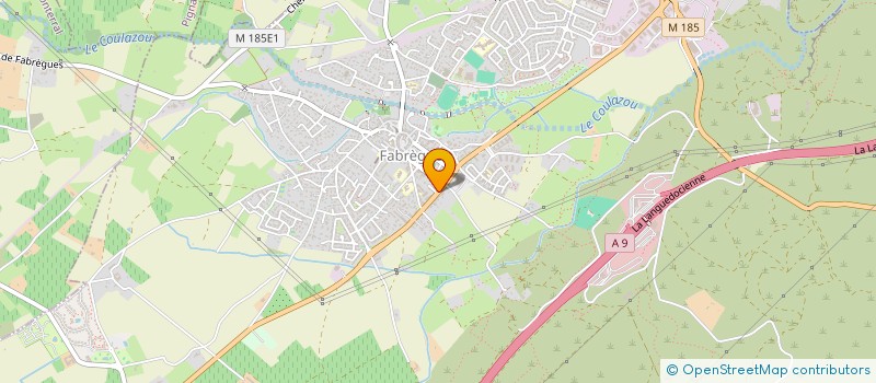 localisation de l'entreprise MADAME RAYMONDE LABORY  FABREGUES