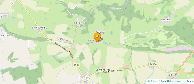 localisation de l'entreprise MADAME RAYMONDE LAMOTTE  CONDE-EN-NORMANDIE