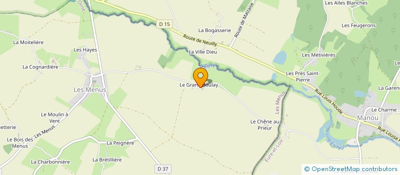 localisation de l'entreprise MADAME RAYMONDE LAMPERRIERE à LES MENUS