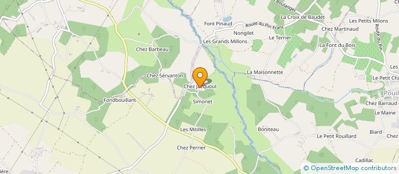 localisation de l'entreprise MADAME RAYMONDE LANDREAU  CHEPNIERS