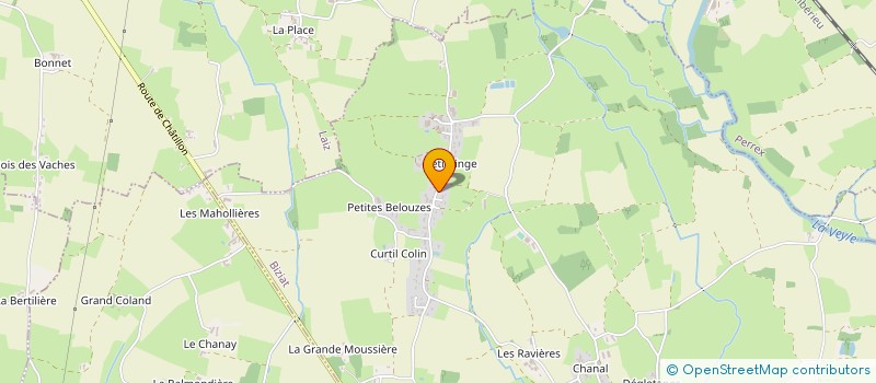 localisation de l'entreprise MADAME RAYMONDE LANGUEREAU  BIZIAT