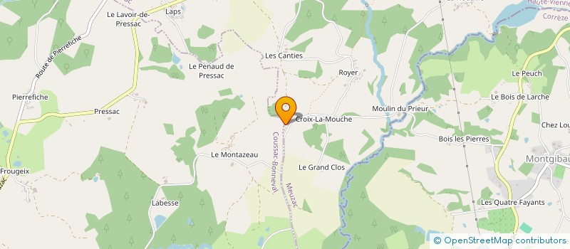localisation de l'entreprise MADAME RAYMONDE LARRY à MEUZAC