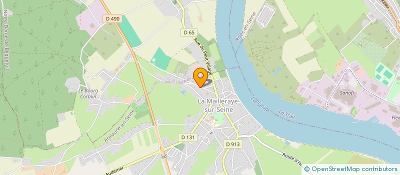 localisation de l'entreprise MADAME RAYMONDE LAUGERE  ARELAUNE-EN-SEINE