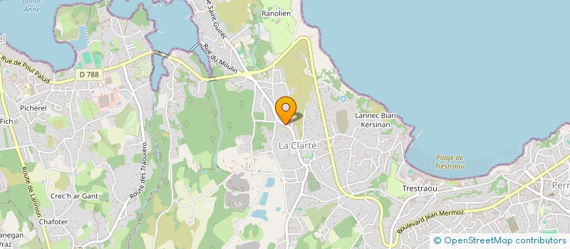 localisation de l'entreprise MADAME RAYMONDE LE  GALL  PERROS-GUIREC