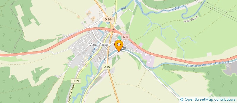 localisation de l'entreprise MADAME RAYMONDE LECERF  VOID-VACON