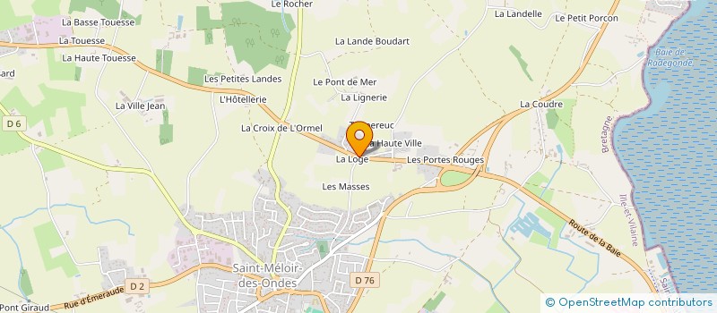 localisation de l'entreprise MADAME RAYMONDE LEMARIE  SAINT-COULOMB