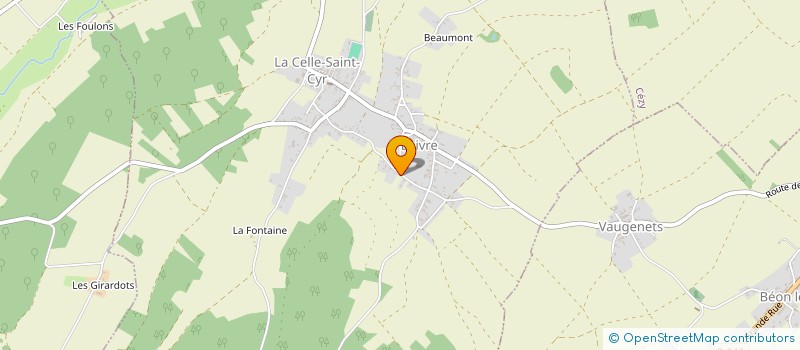 localisation de l'entreprise MADAME RAYMONDE LEMOINE à LA CELLE-SAINT-CYR