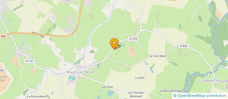 localisation de l'entreprise MADAME RAYMONDE LENOUVEL à MAGNY-LE-DESERT