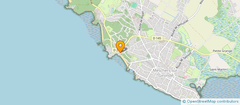 localisation de l'entreprise MADAME RAYMONDE LONSTANT  MESCHERS-SUR-GIRONDE