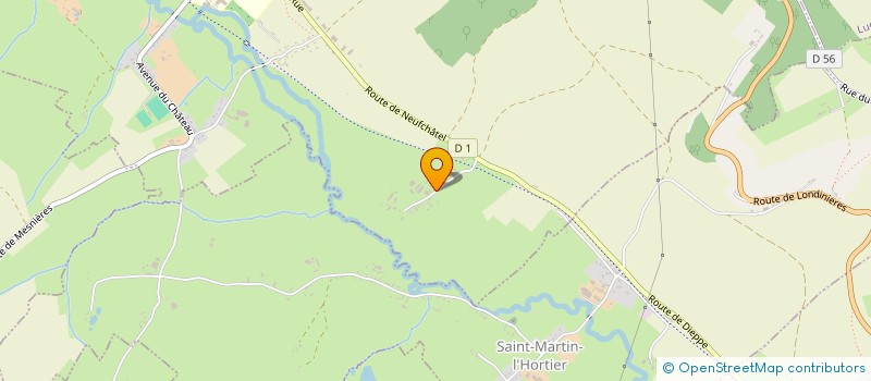 localisation de l'entreprise MADAME RAYMONDE MAQUENHEN  MESNIERES-EN-BRAY