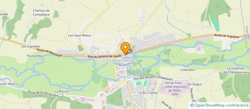 localisation de l'entreprise MADAME RAYMONDE MAQUIN à CHATEAU-RENARD
