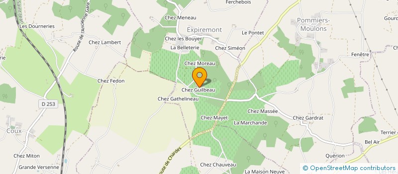 localisation de l'entreprise MADAME RAYMONDE MARCHAIS  EXPIREMONT